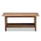 Baxton Studio Rylie Walnut Brown Finished Rectangular Wood Coffee Table 162-10336 - alternate 4